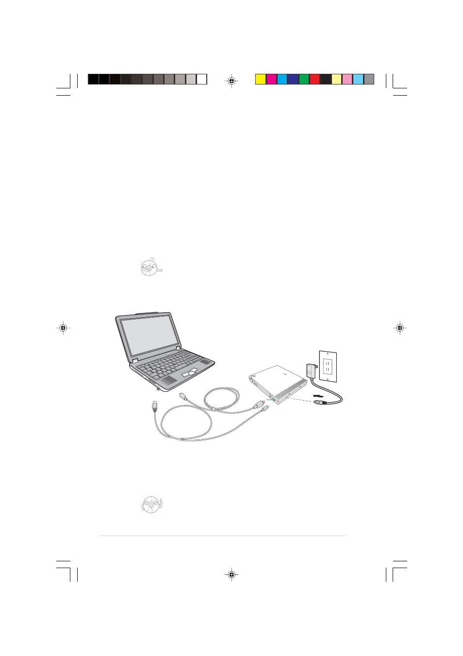 Connecting the drive cables | Asus Dual-Interface External Slim Combo Drive SCB-1608-D User Manual | Page 16 / 54