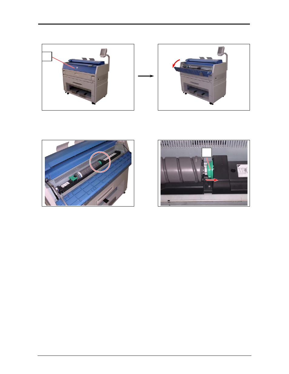 4 toner installation | Konica Minolta KIP 3100 User Manual | Page 30 / 56