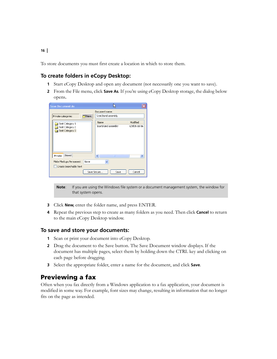 Previewing a fax | Konica Minolta eCopy User Manual | Page 20 / 34