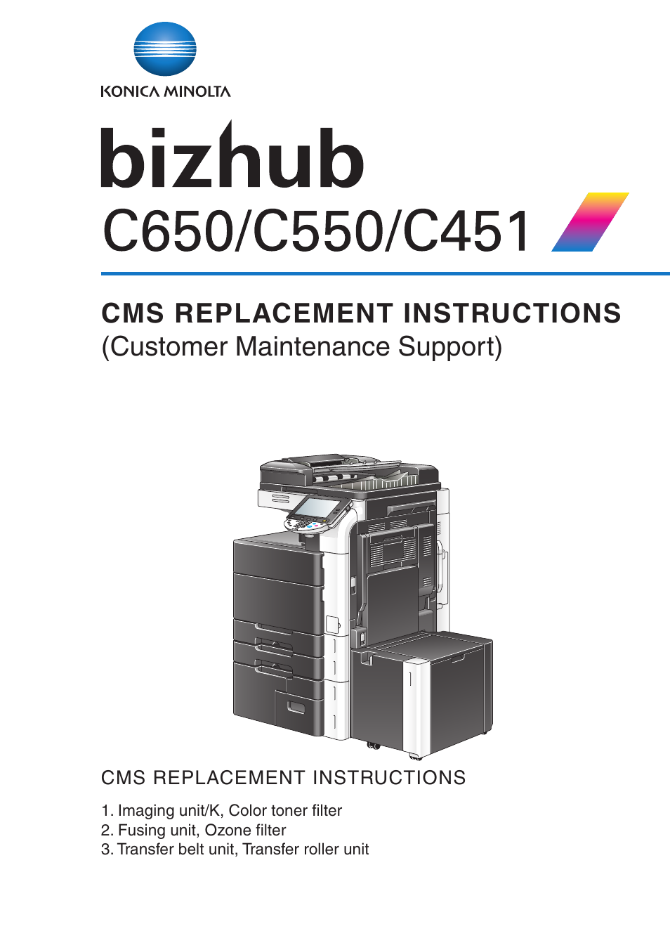 Konica Minolta bizhub C650 User Manual | 37 pages