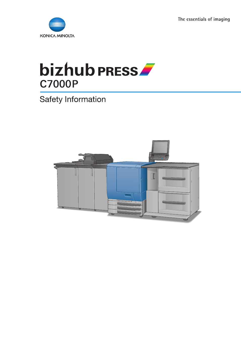 Konica Minolta bizhub PRESS C7000P User Manual | 42 pages