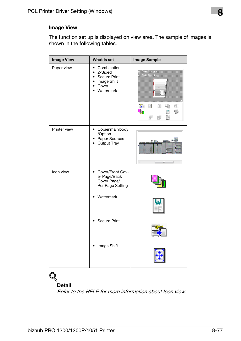 Image view | Konica Minolta bizhub PRO 1051 User Manual | Page 208 / 355