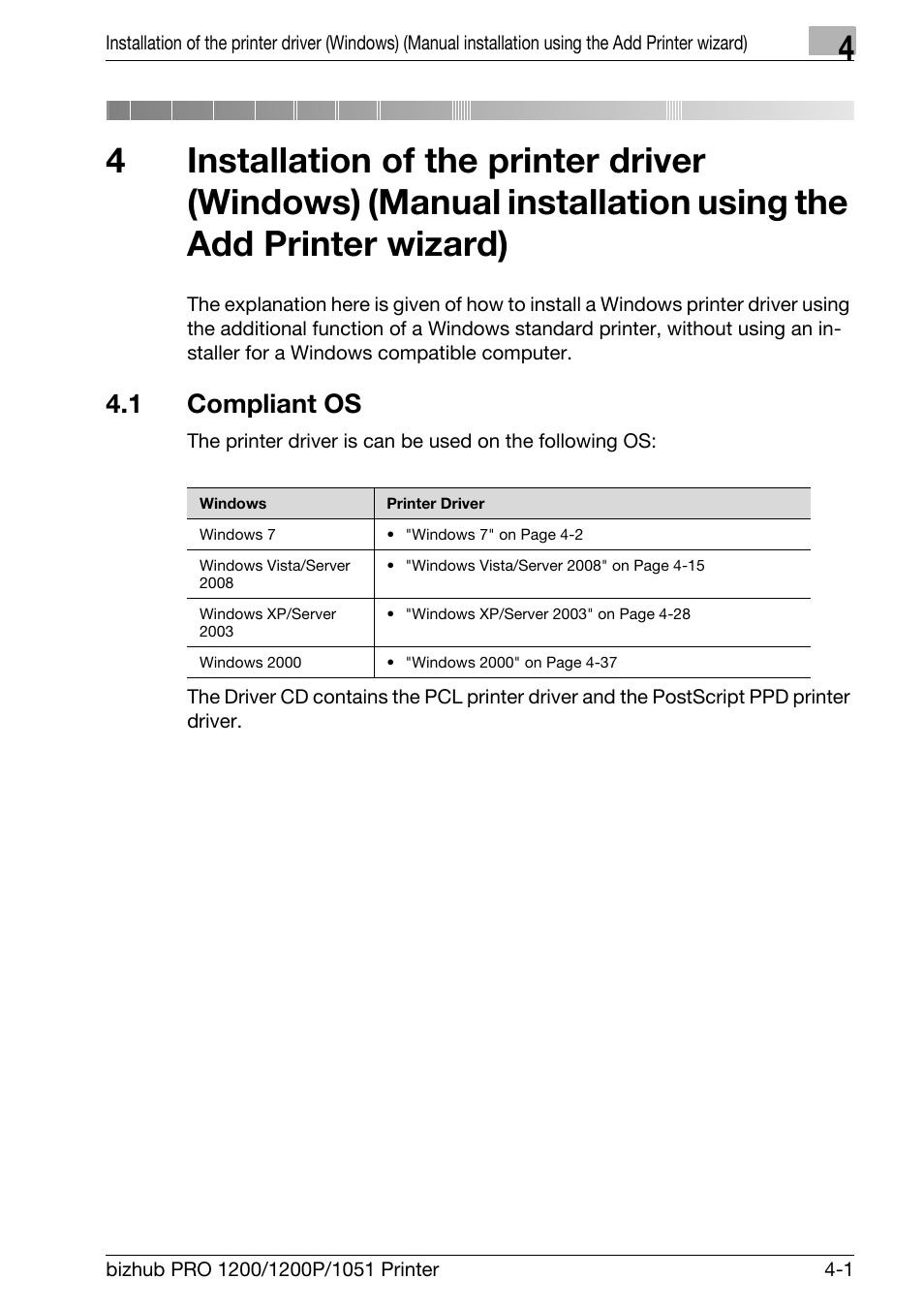 1 compliant os, Compliant os -1 | Konica Minolta bizhub PRO 1051 User Manual | Page 33 / 355