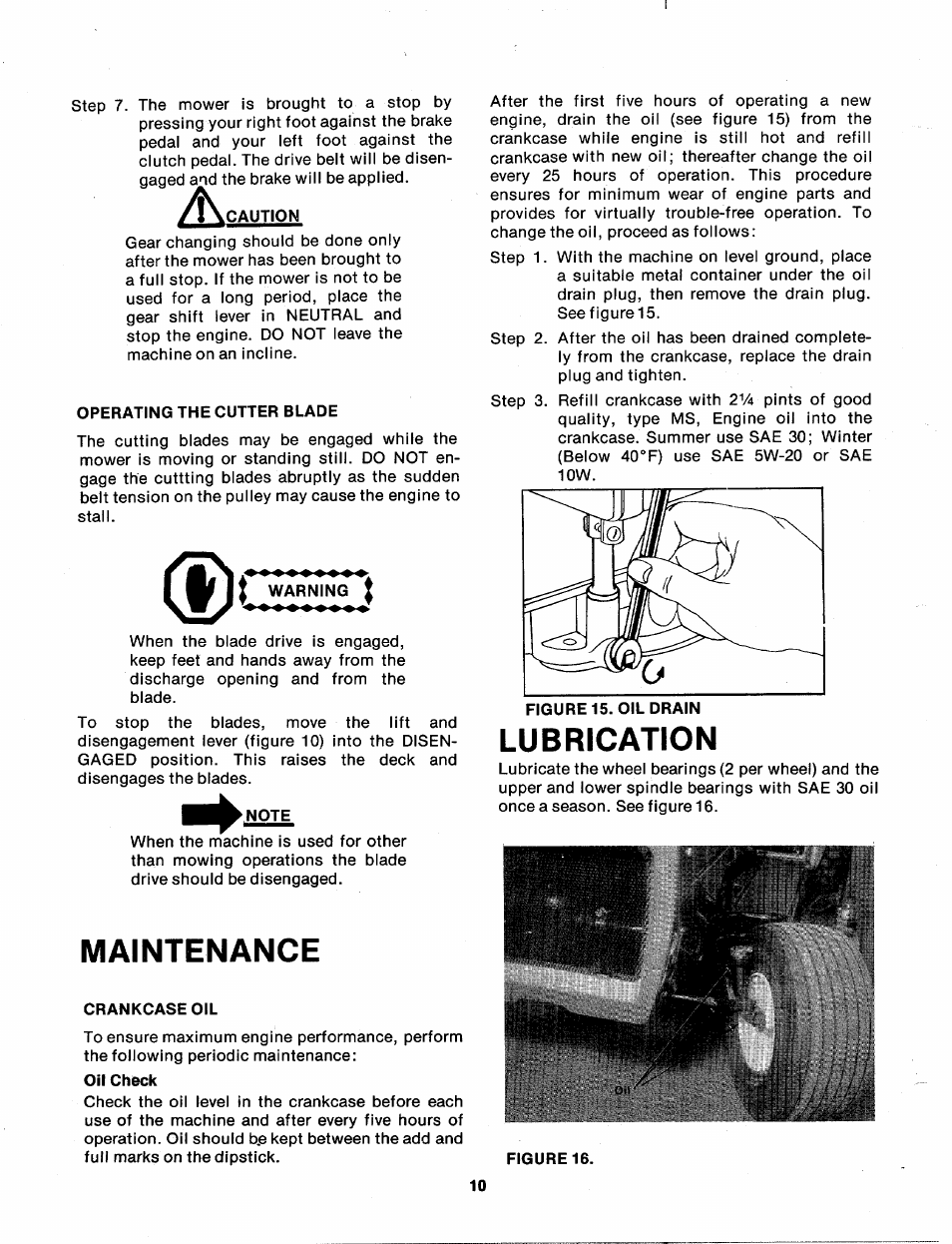 Maintenance, Lubrication, Maintenance lubrication | Asus 136-480A User Manual | Page 10 / 34