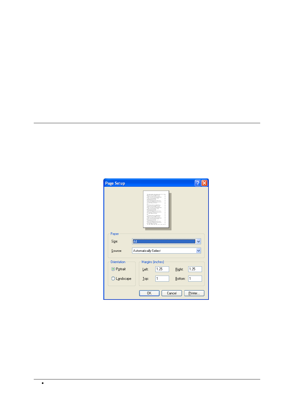 Windows printing, Page setup | Konica Minolta bizhub PRO 1050P User Manual | Page 14 / 88