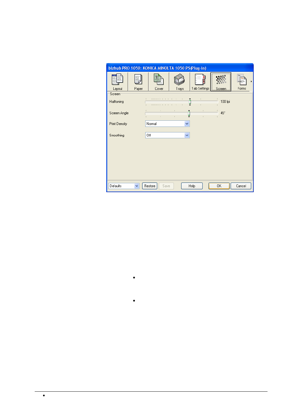 Screening | Konica Minolta bizhub PRO 1050P User Manual | Page 46 / 88