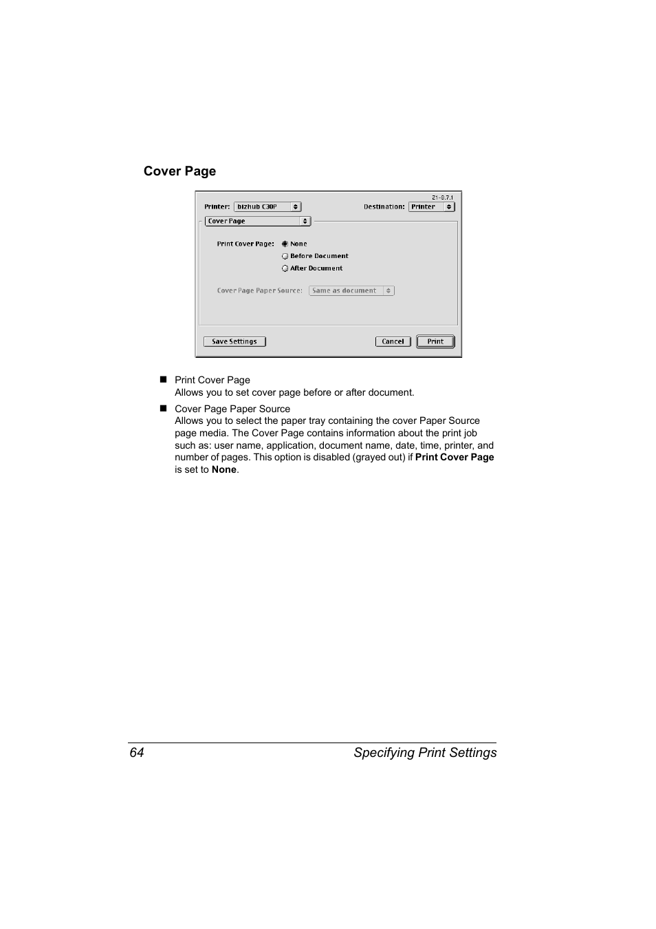 Konica Minolta BIZHUB C30P User Manual | Page 82 / 292