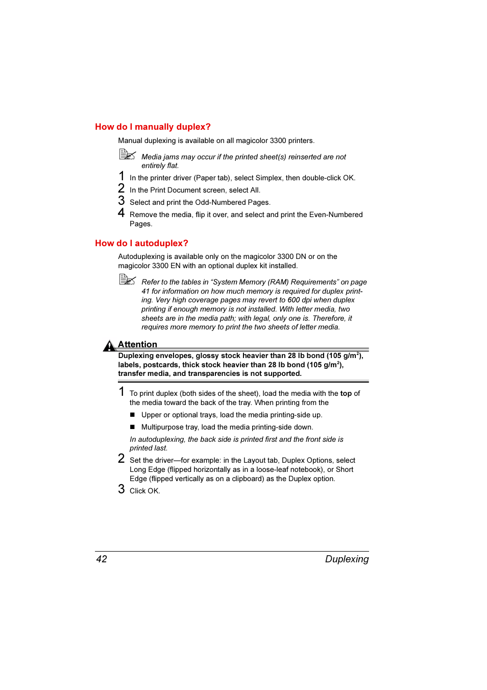 Konica Minolta Magicolor 3300DN User Manual | Page 50 / 198