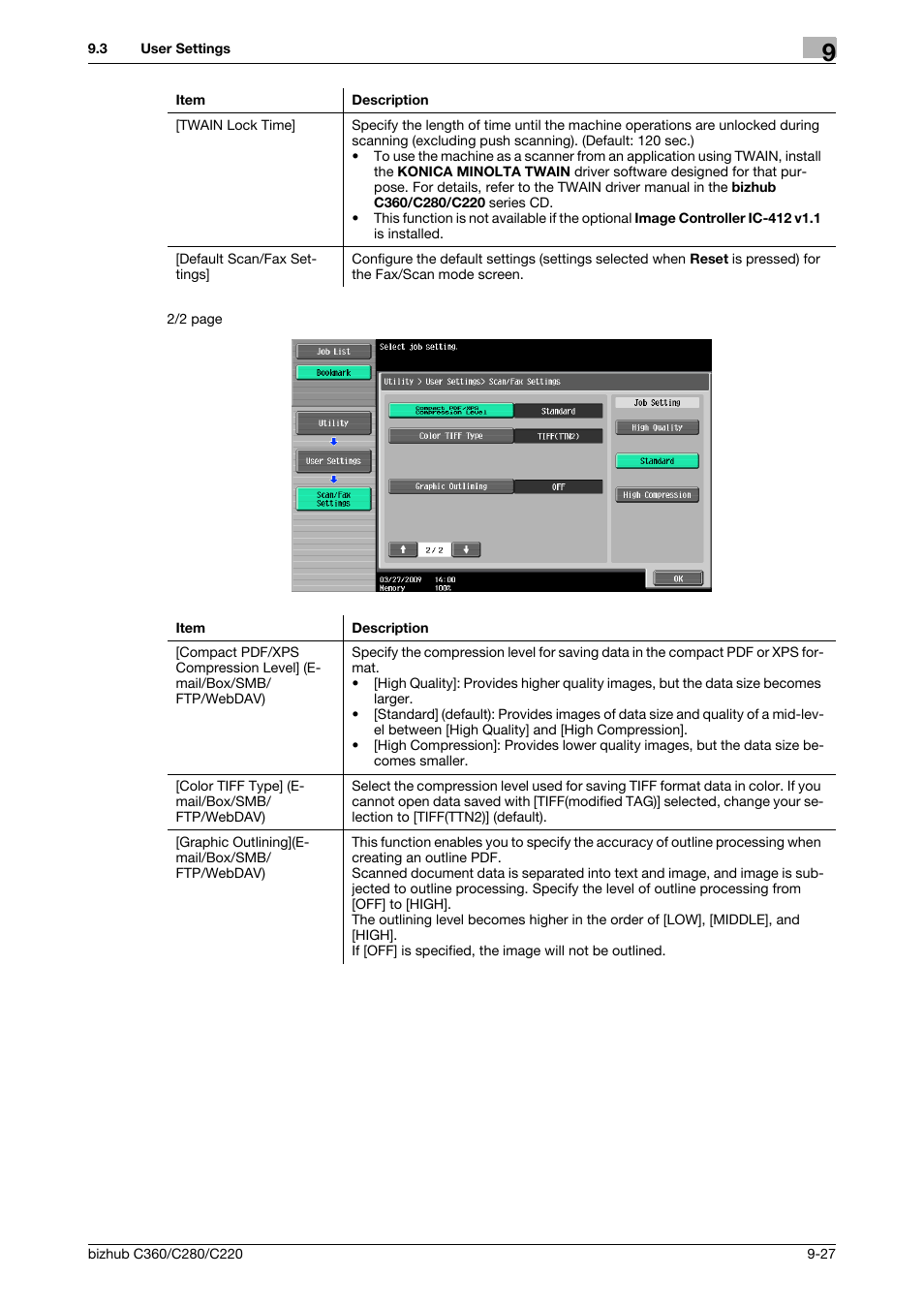 Konica Minolta BIZHUB C360 User Manual | Page 196 / 299