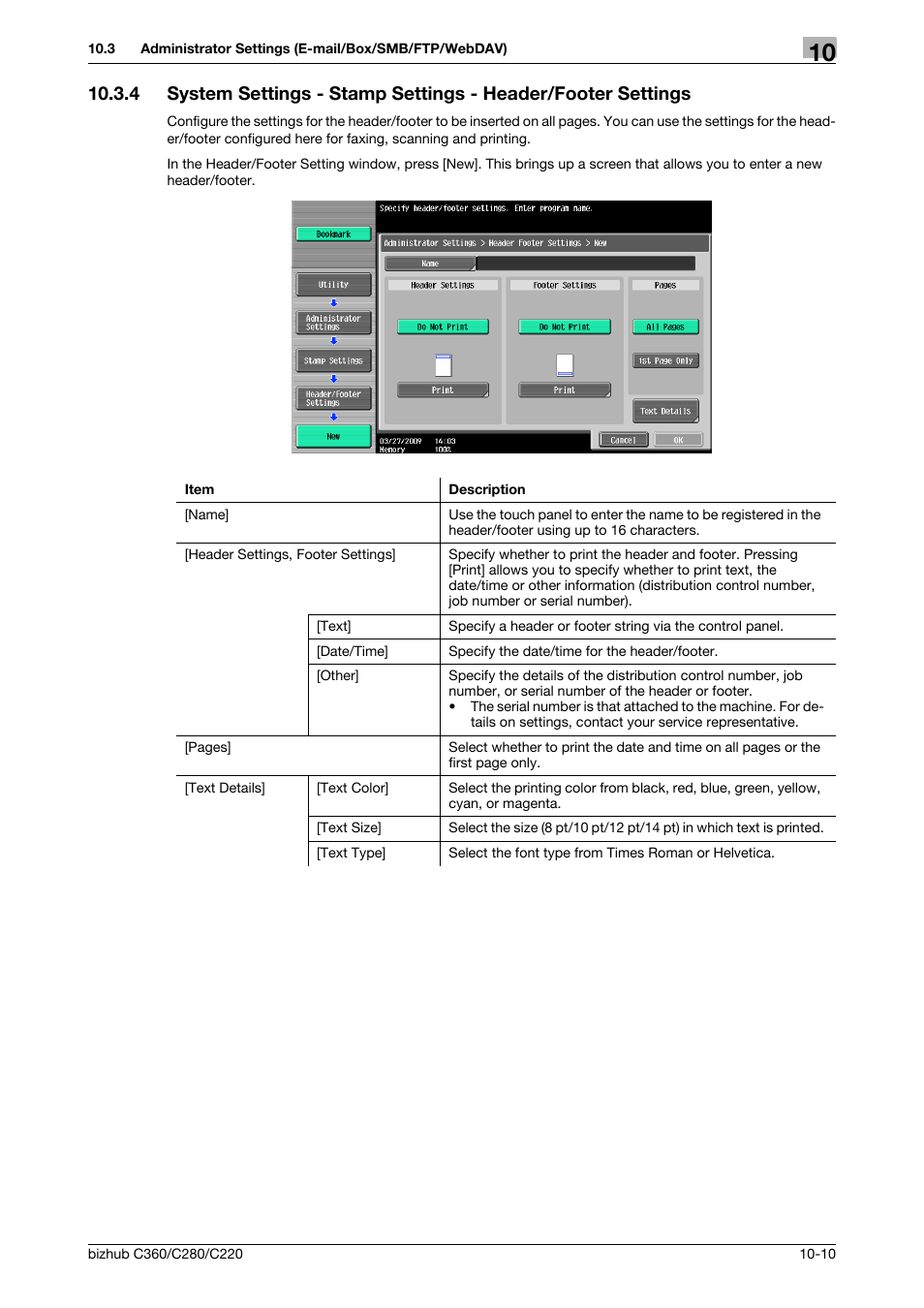 P. 10-10) | Konica Minolta BIZHUB C360 User Manual | Page 206 / 299