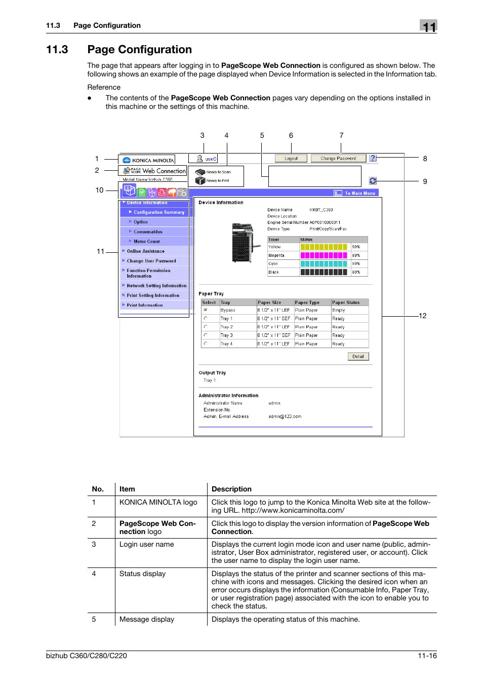 3 page configuration | Konica Minolta BIZHUB C360 User Manual | Page 253 / 299