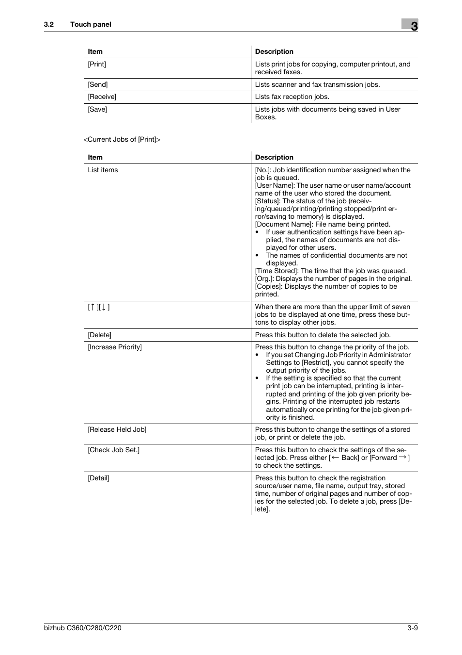 Konica Minolta BIZHUB C360 User Manual | Page 37 / 299