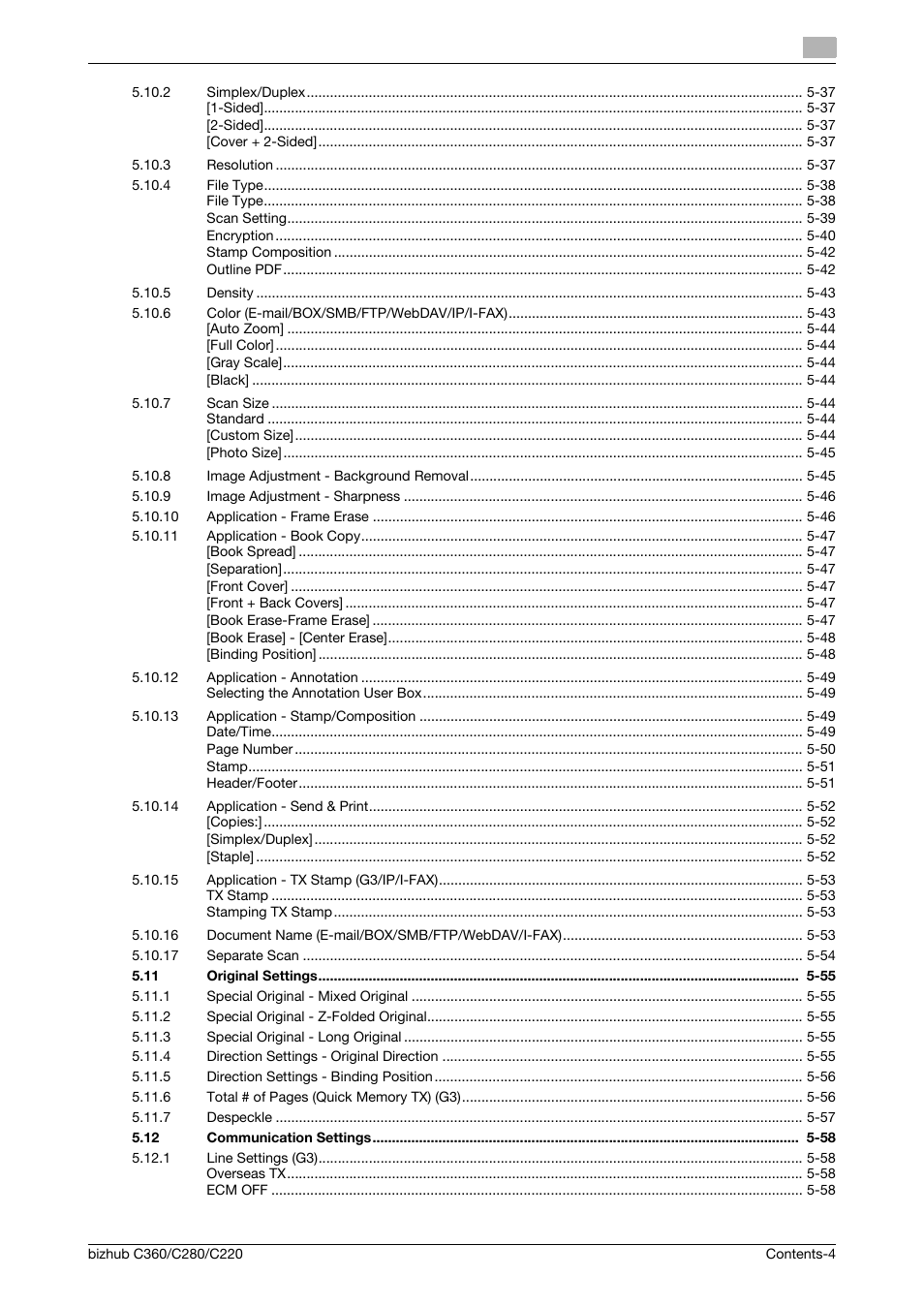 Konica Minolta BIZHUB C360 User Manual | Page 5 / 299