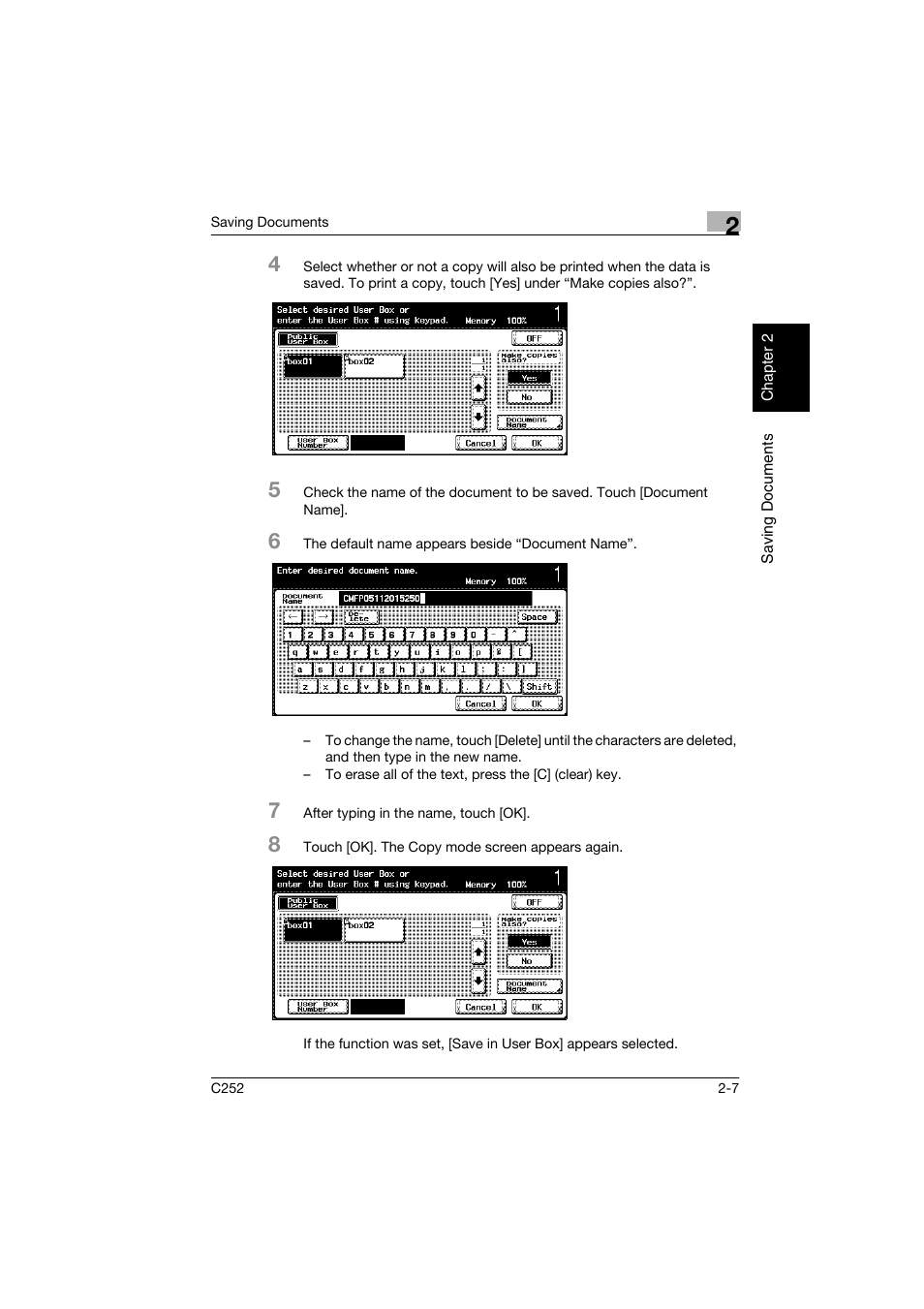 Konica Minolta BIZHUB C252 User Manual | Page 30 / 194