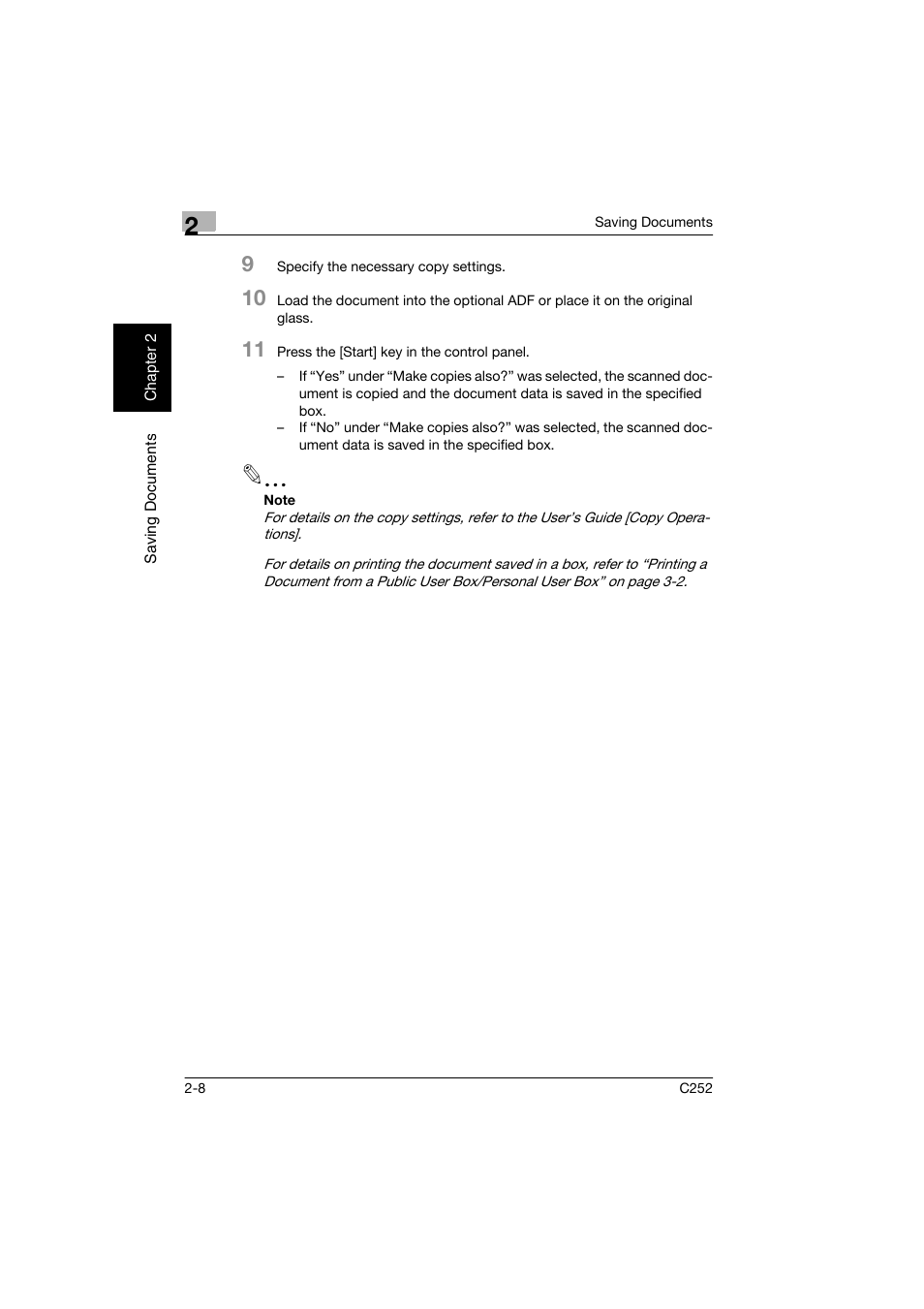 Konica Minolta BIZHUB C252 User Manual | Page 31 / 194