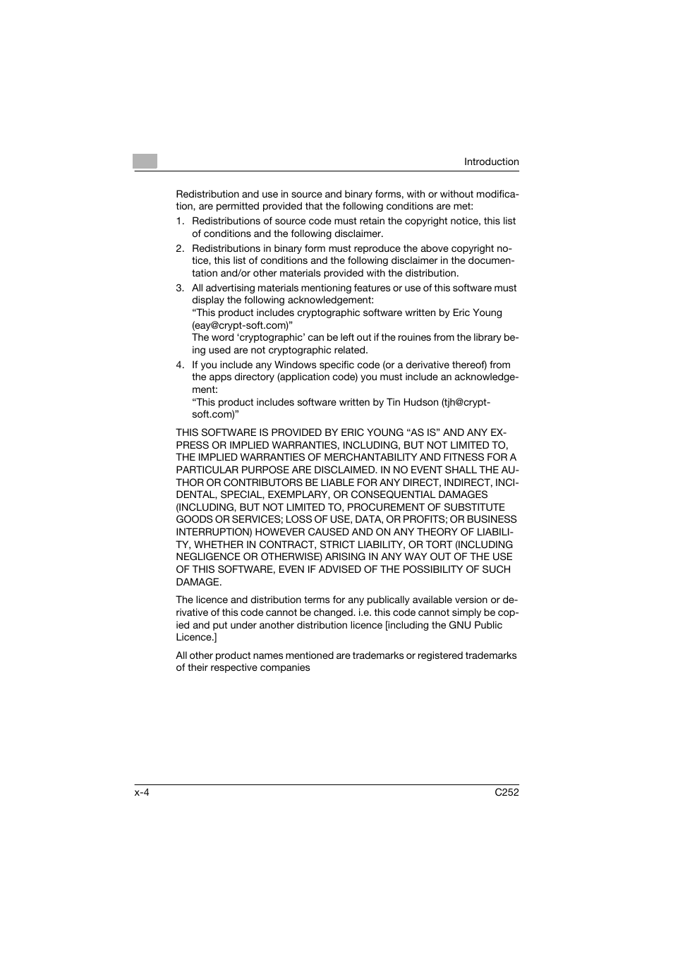 Konica Minolta BIZHUB C252 User Manual | Page 5 / 194