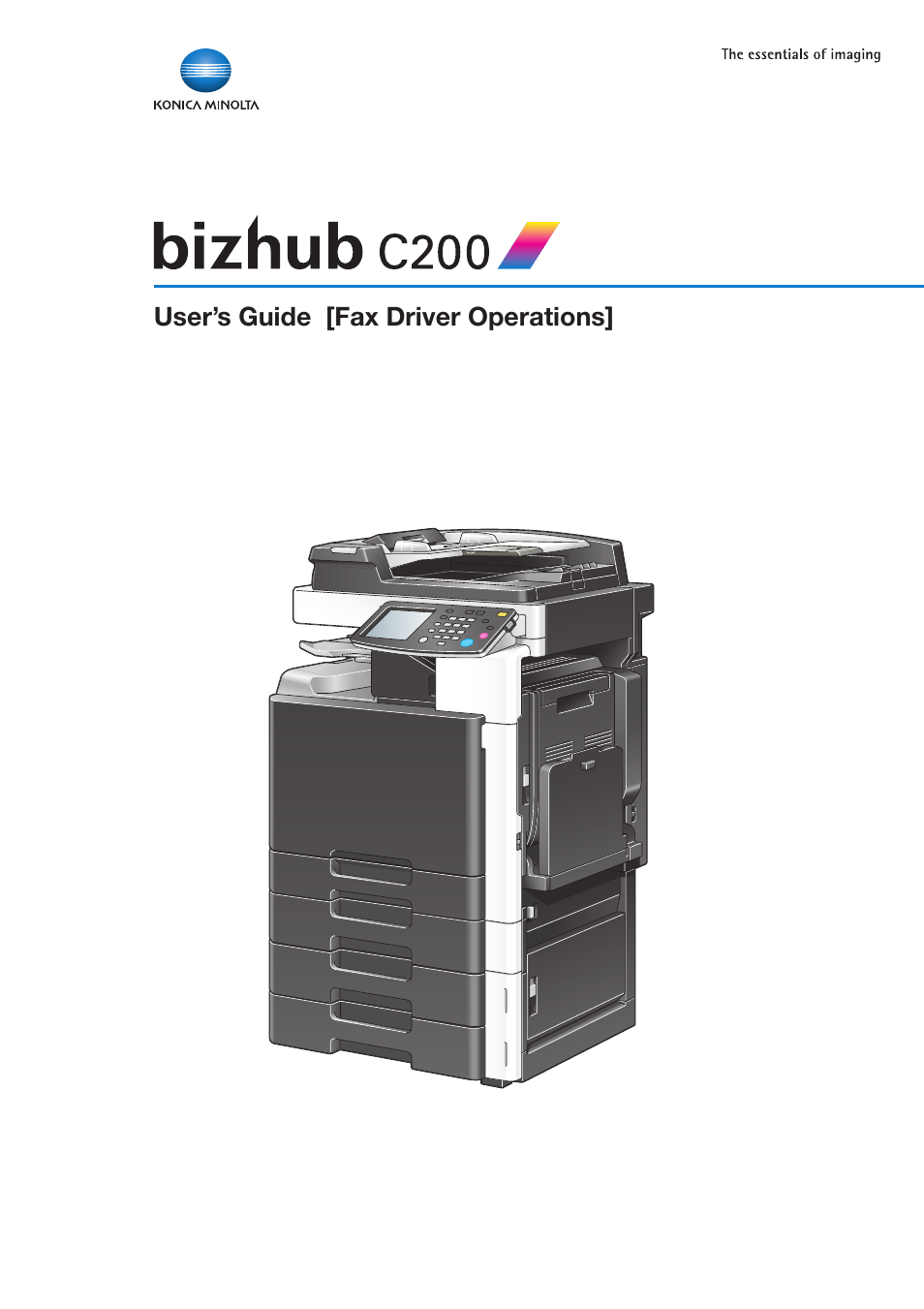 Konica Minolta bizhub C200 User Manual | 59 pages