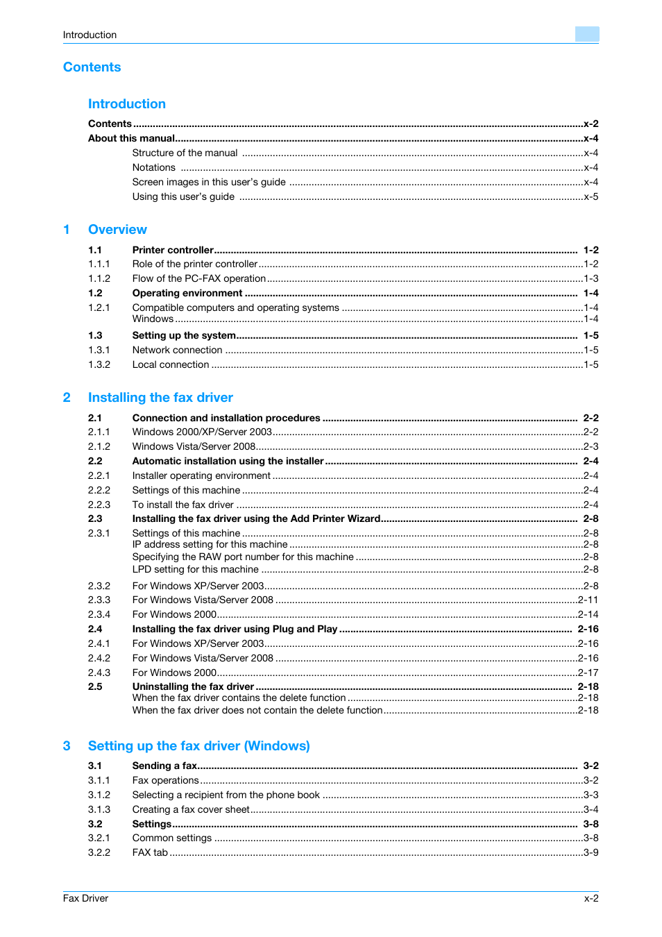 Konica Minolta bizhub C200 User Manual | Page 3 / 59