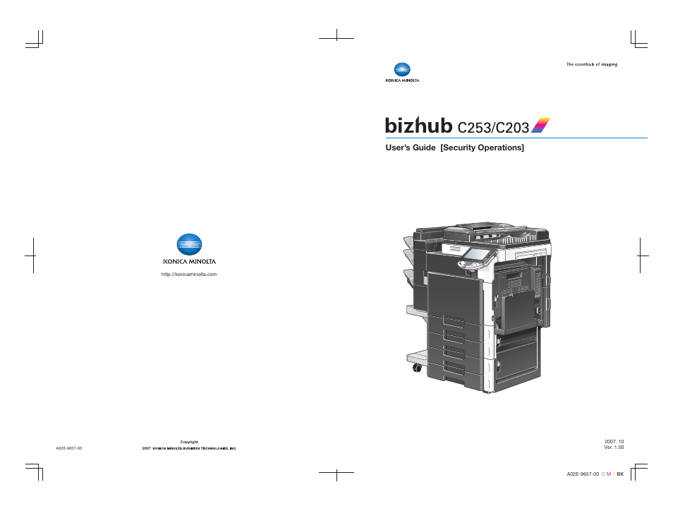 Konica Minolta BIZHUB C253 User Manual | 186 pages