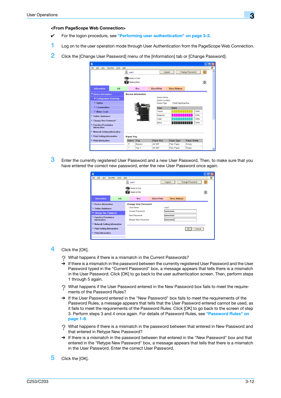 Konica Minolta BIZHUB C253 User Manual | Page 127 / 186