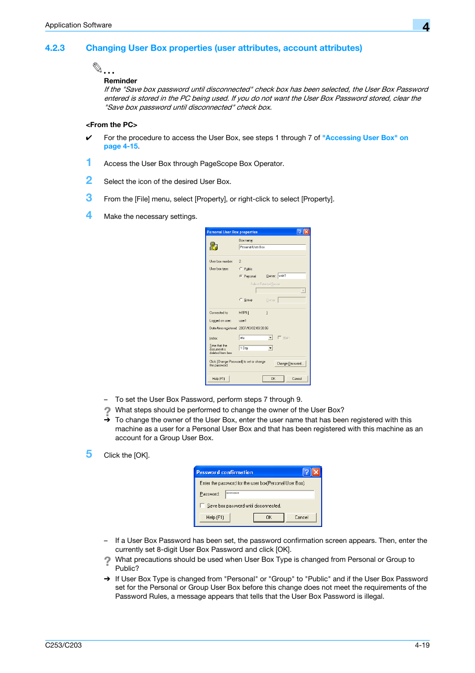 From the pc | Konica Minolta BIZHUB C253 User Manual | Page 172 / 186