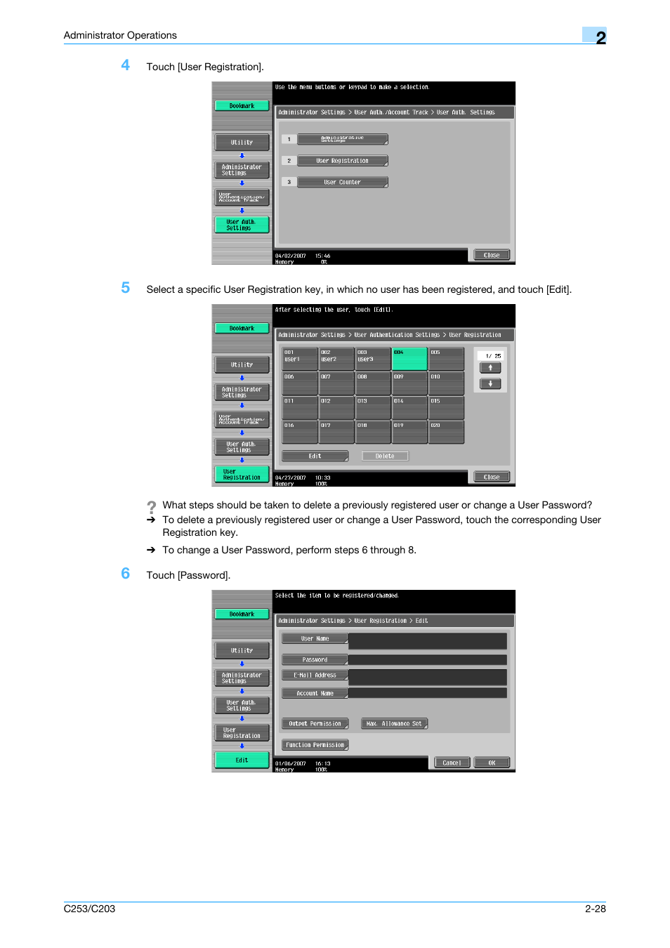 Konica Minolta BIZHUB C253 User Manual | Page 43 / 186