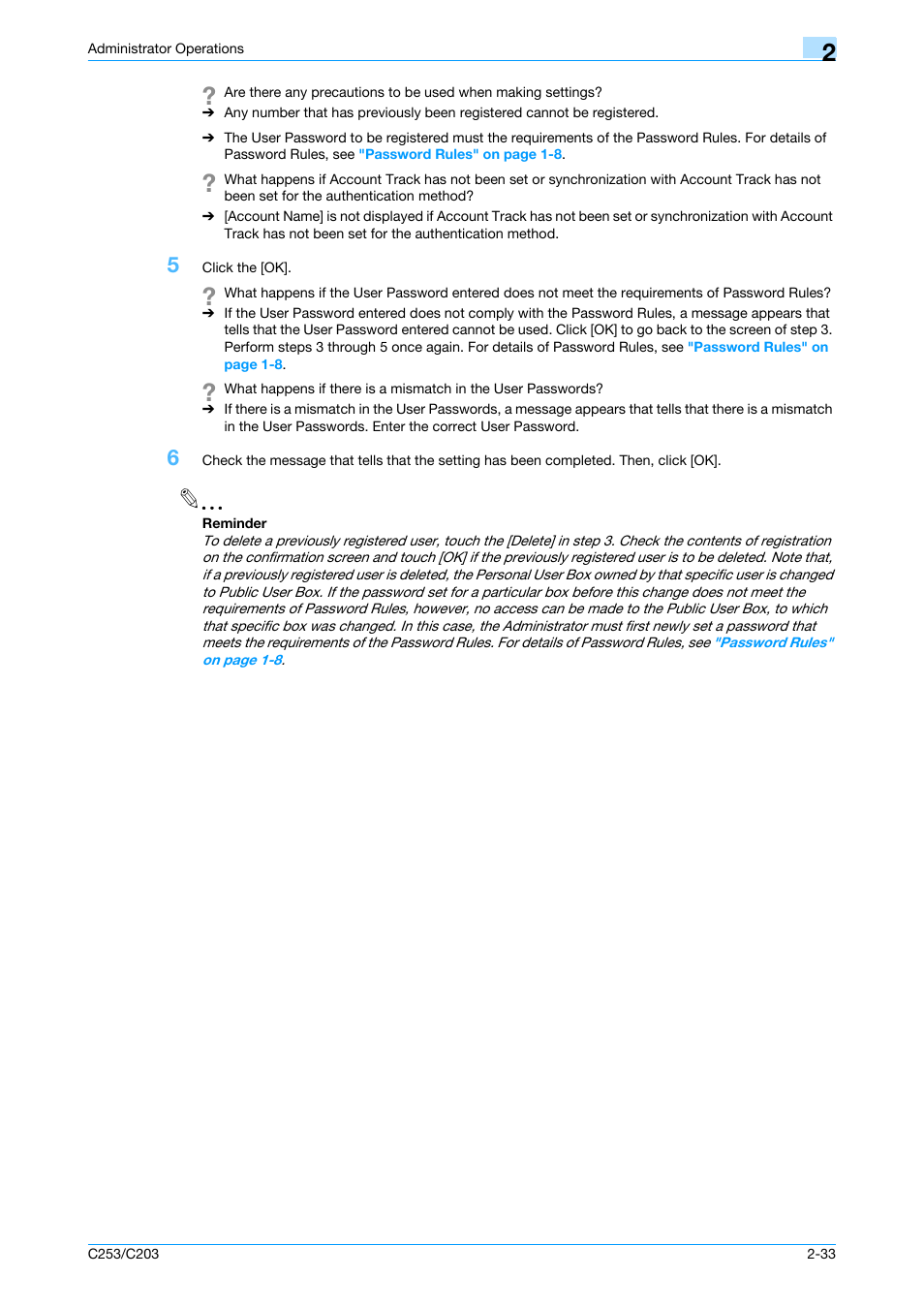 Konica Minolta BIZHUB C253 User Manual | Page 48 / 186