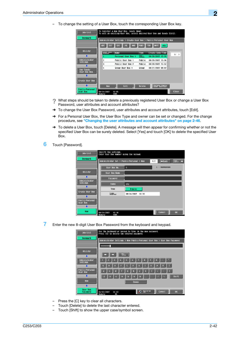 Konica Minolta BIZHUB C253 User Manual | Page 57 / 186