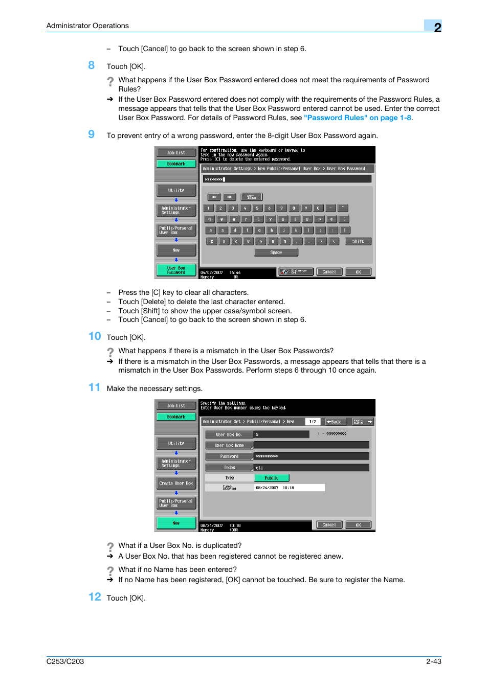 Konica Minolta BIZHUB C253 User Manual | Page 58 / 186