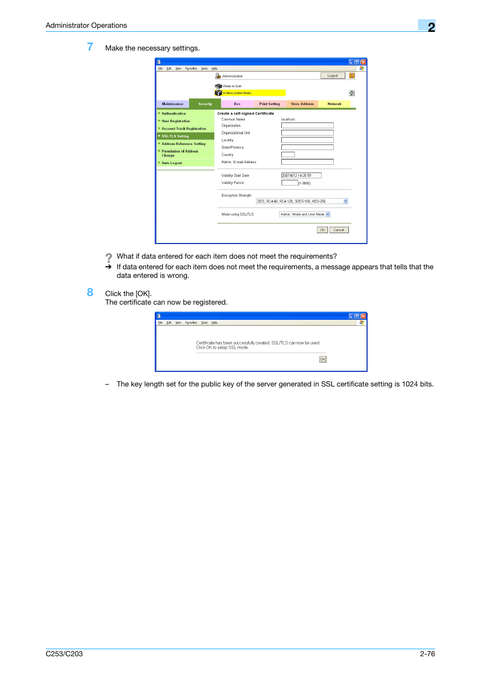 Konica Minolta BIZHUB C253 User Manual | Page 91 / 186