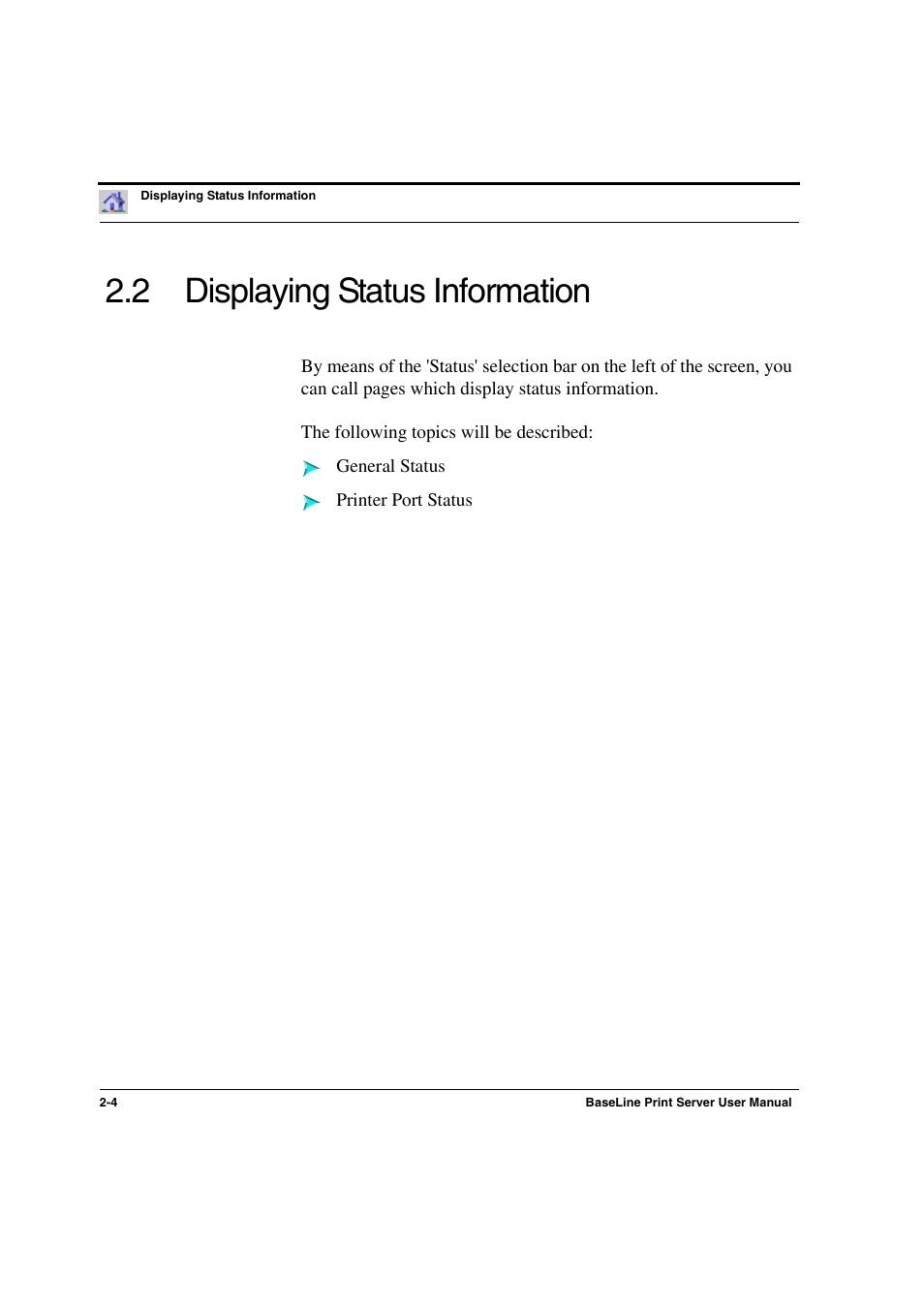 2 displaying status information -4, Displaying status information, 2 displaying status information | Konica Minolta PagePro 1300 Series User Manual | Page 14 / 50