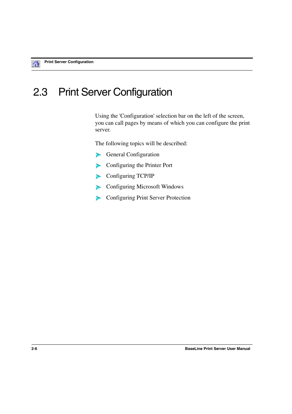 3 print server configuration -6, Print server configuration, 3 print server configuration | Konica Minolta PagePro 1300 Series User Manual | Page 16 / 50