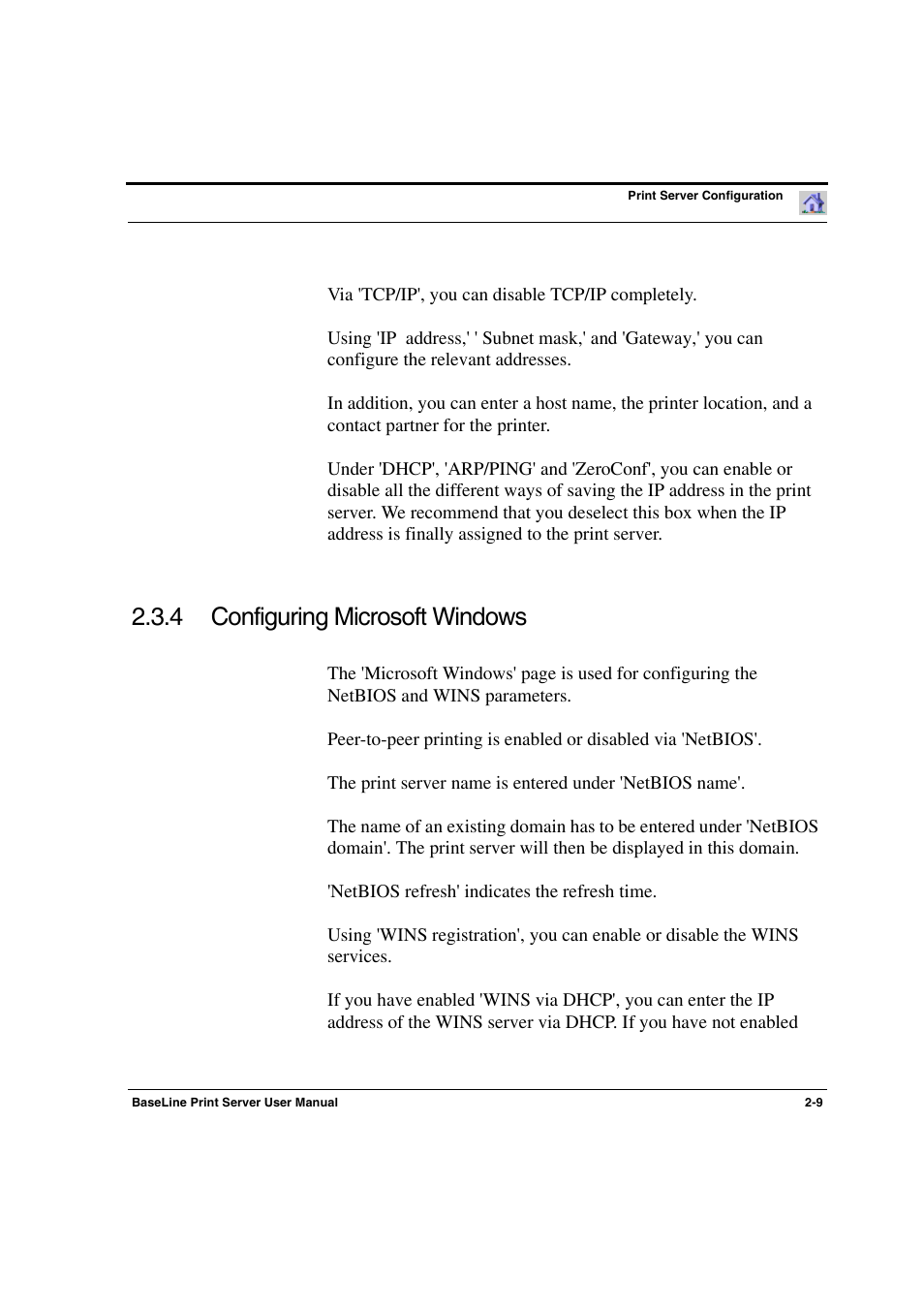 4 configuring microsoft windows -9, Configuring microsoft windows, 4 configuring microsoft windows | Konica Minolta PagePro 1300 Series User Manual | Page 19 / 50