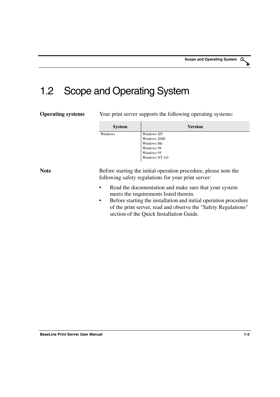 2 scope and operating system -3, Scope and operating system, 2 scope and operating system | Konica Minolta PagePro 1300 Series User Manual | Page 7 / 50