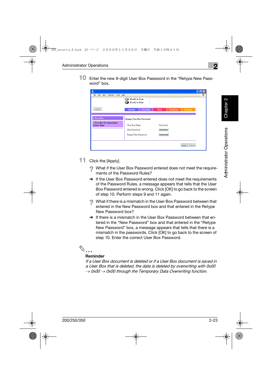 Konica Minolta bizhub 200 User Manual | Page 40 / 90