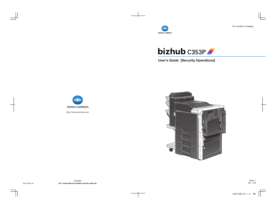 Konica Minolta bizhub C353P User Manual | 96 pages