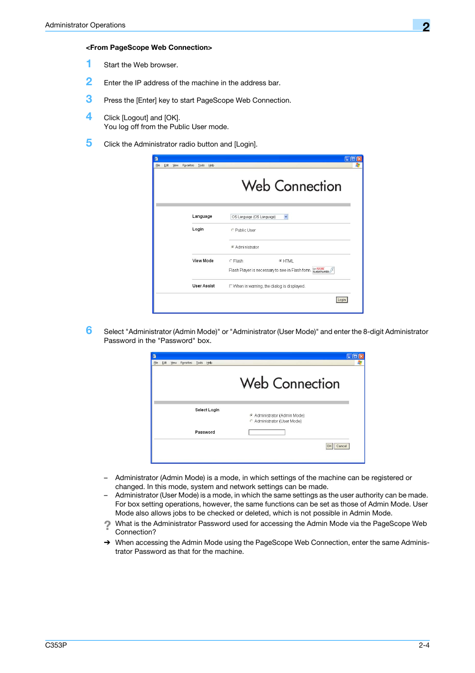 Konica Minolta bizhub C353P User Manual | Page 19 / 96