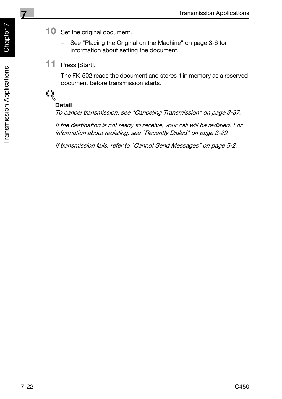 Konica Minolta FK-502 User Manual | Page 159 / 450