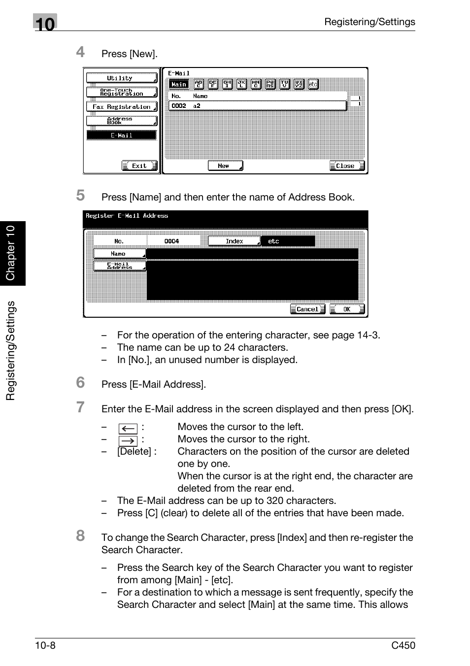 Konica Minolta FK-502 User Manual | Page 213 / 450