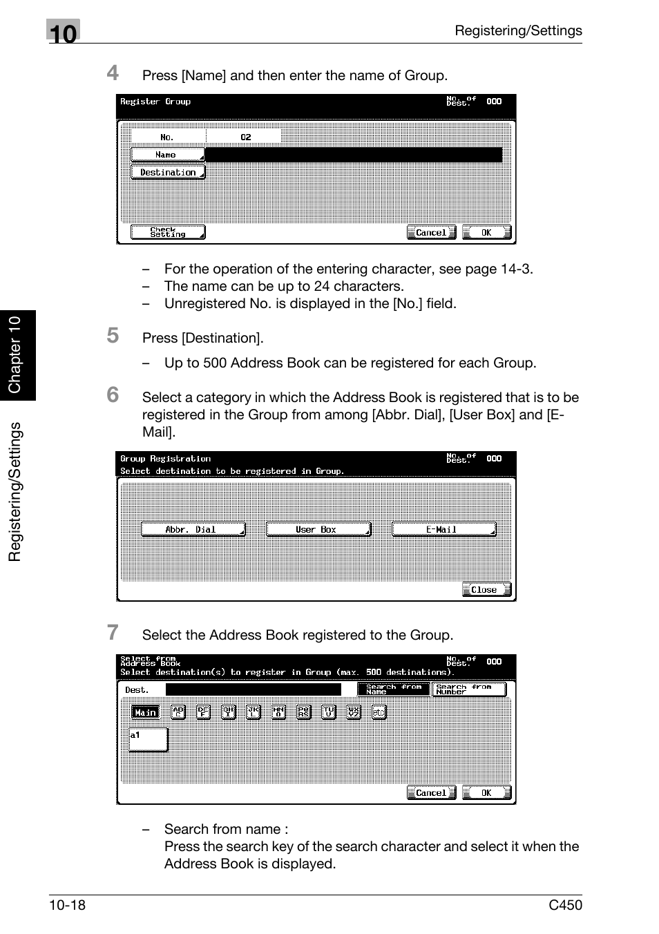 Konica Minolta FK-502 User Manual | Page 223 / 450