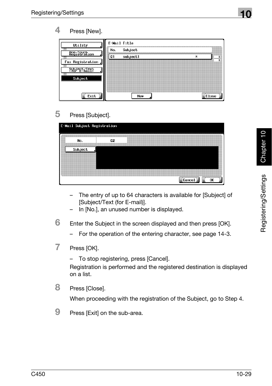 Konica Minolta FK-502 User Manual | Page 234 / 450