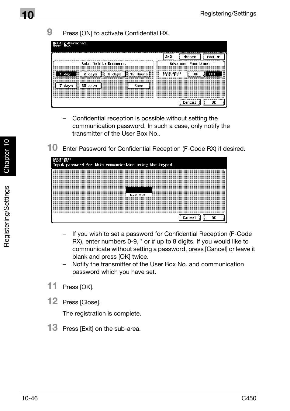 Konica Minolta FK-502 User Manual | Page 251 / 450