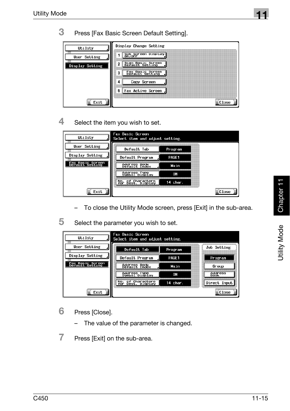 Konica Minolta FK-502 User Manual | Page 274 / 450