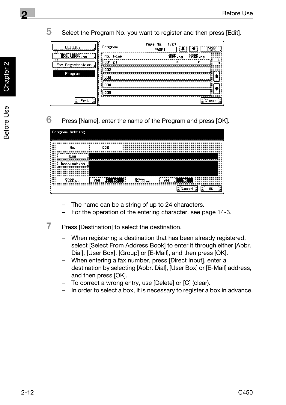 Konica Minolta FK-502 User Manual | Page 41 / 450