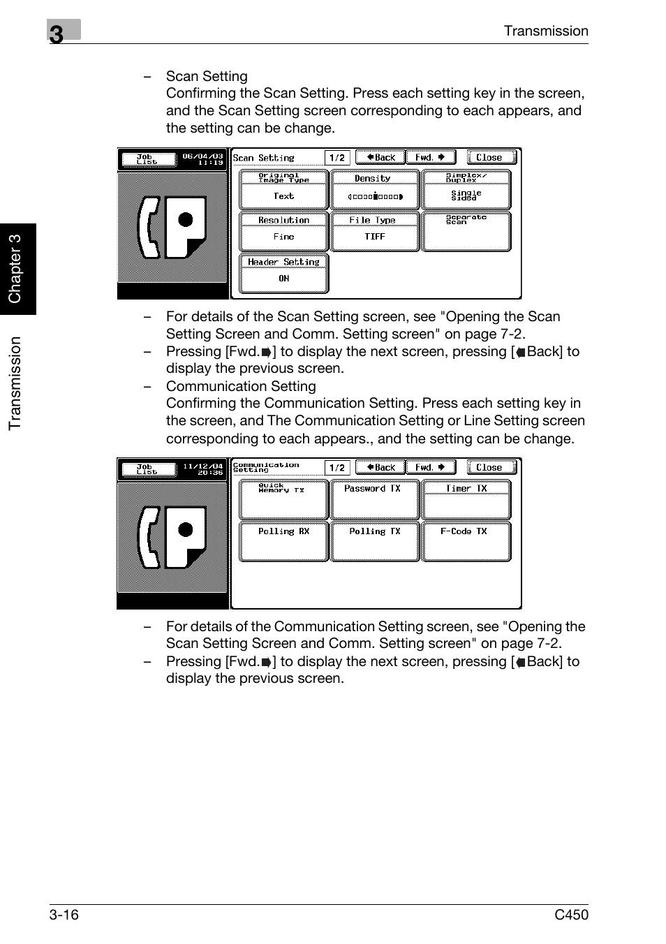 Konica Minolta FK-502 User Manual | Page 71 / 450
