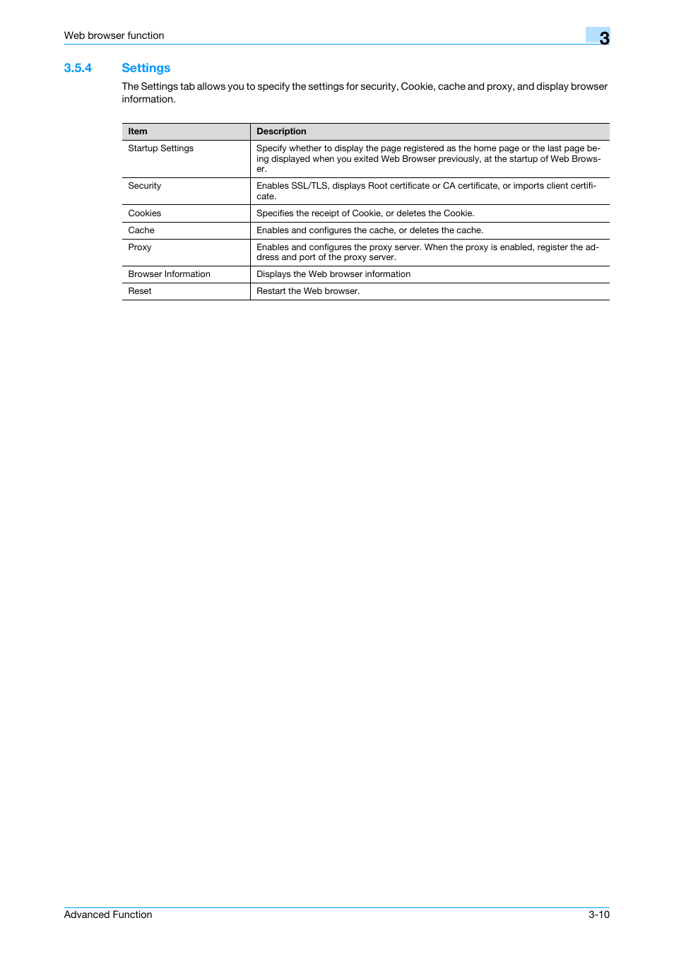 4 settings, Settings -10 | Konica Minolta bizhub 751 User Manual | Page 24 / 84