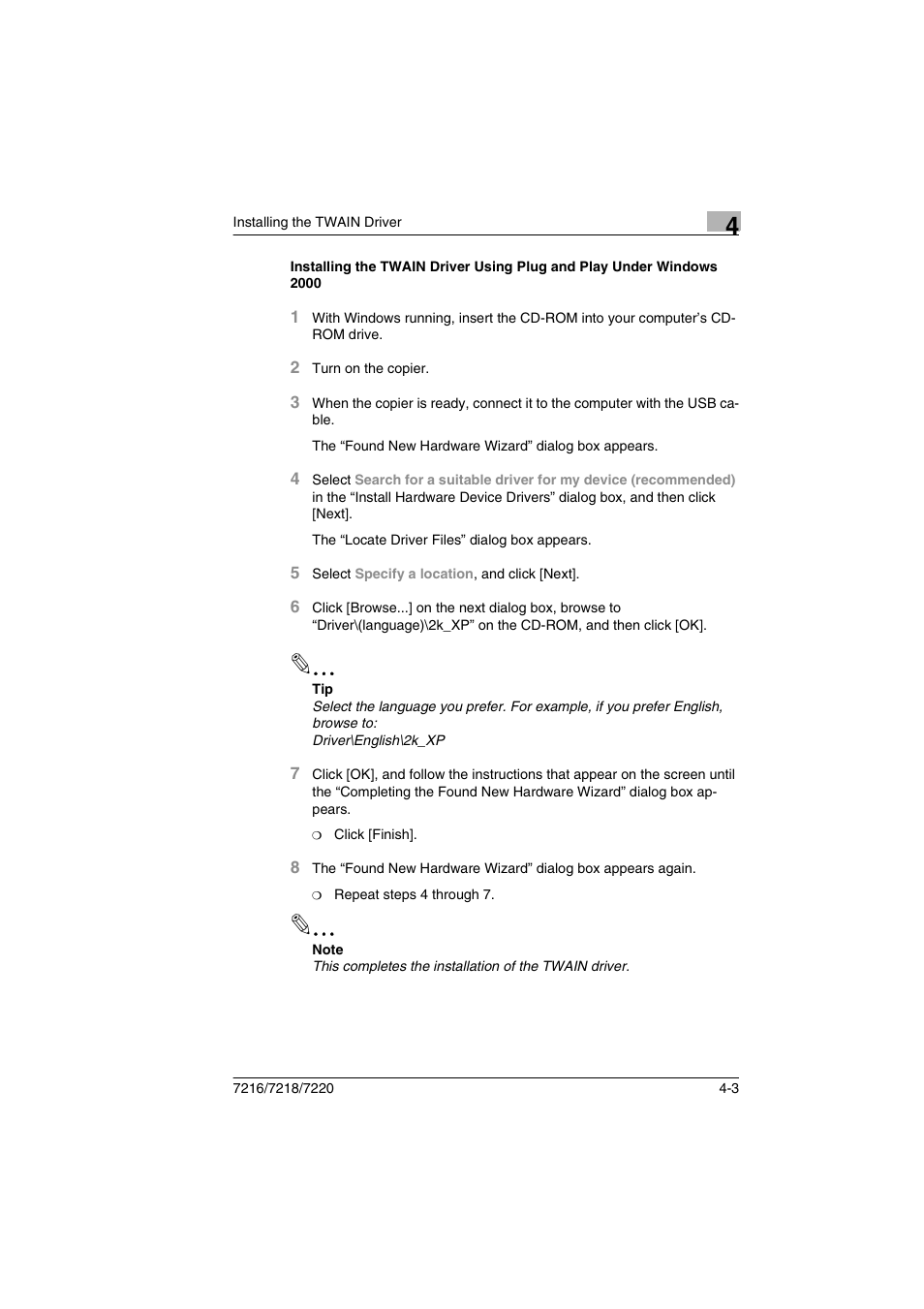 Konica Minolta 8050 User Manual | Page 14 / 25