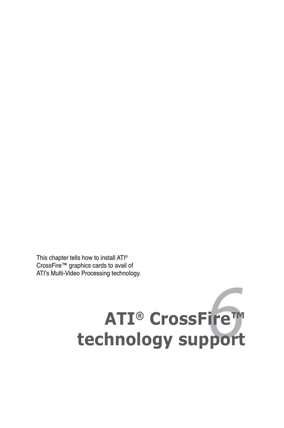 Crossfire™ technology support | Asus P5K64 WS User Manual | Page 145 / 164