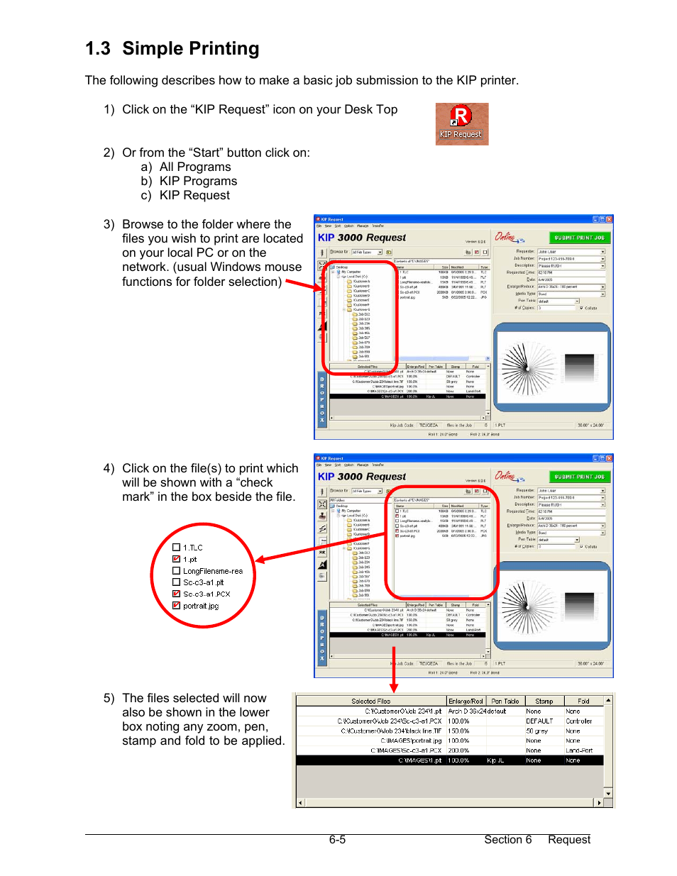 3 simple printing | Konica Minolta KIP 7000 User Manual | Page 161 / 294