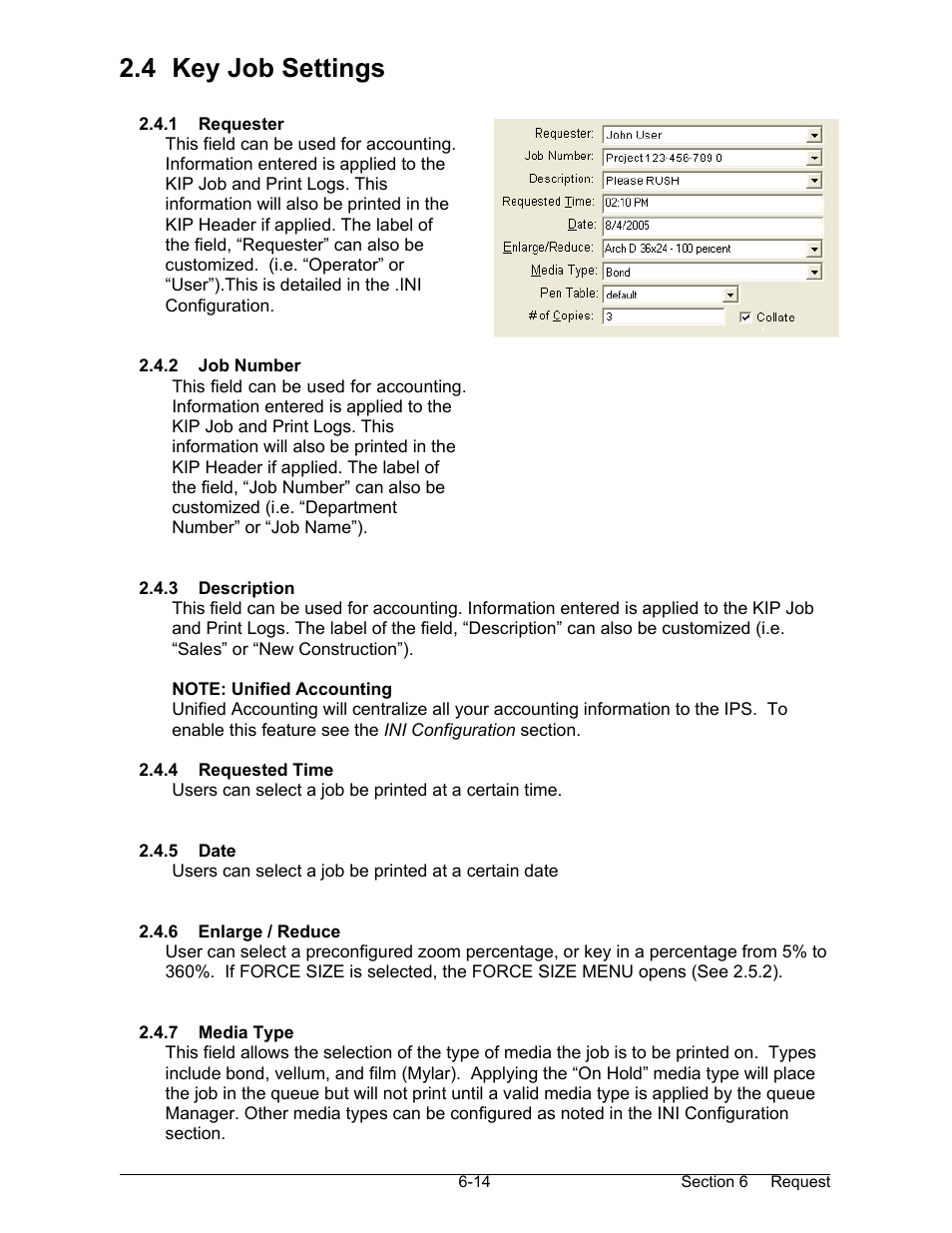 4 key job settings | Konica Minolta KIP 7000 User Manual | Page 170 / 294